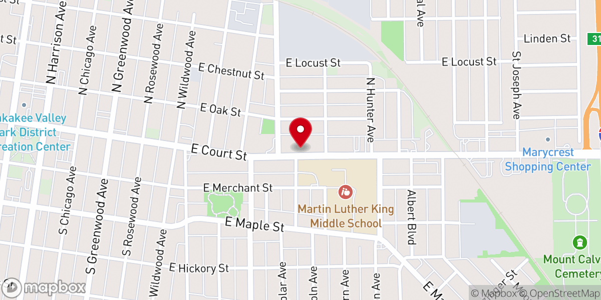 Map showing location of House-Prayer Apostolic Church