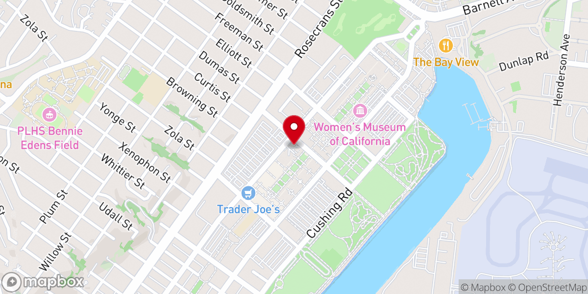 Map showing location of CHAPEL at Liberty Station