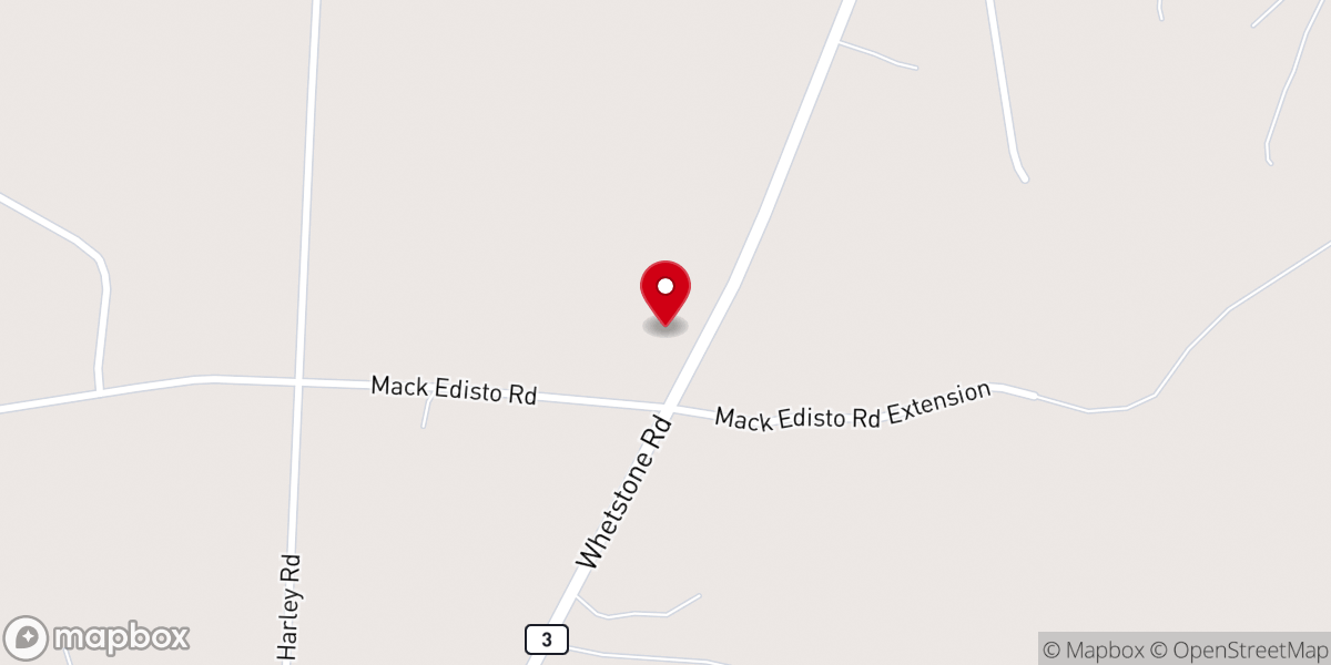 Map showing location of Hen House Ministry