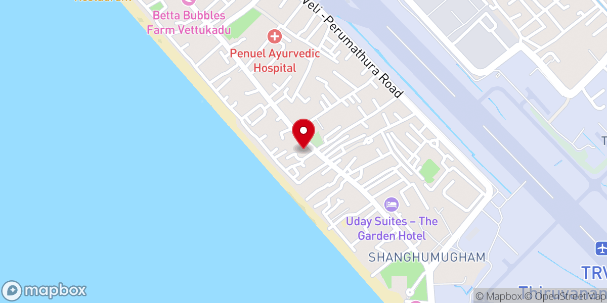 Map showing location of St. Peter The Apostle - Latin Catholic Church, Kannanthura