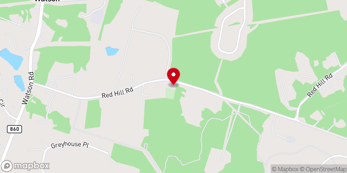 Map showing location of First Baptist Church Watson