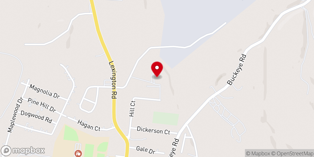 Map showing location of Lancaster Church of the Nazarene
