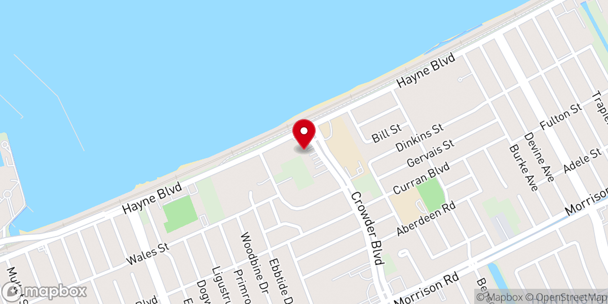 Map showing location of Grace Bible Church, NOLA