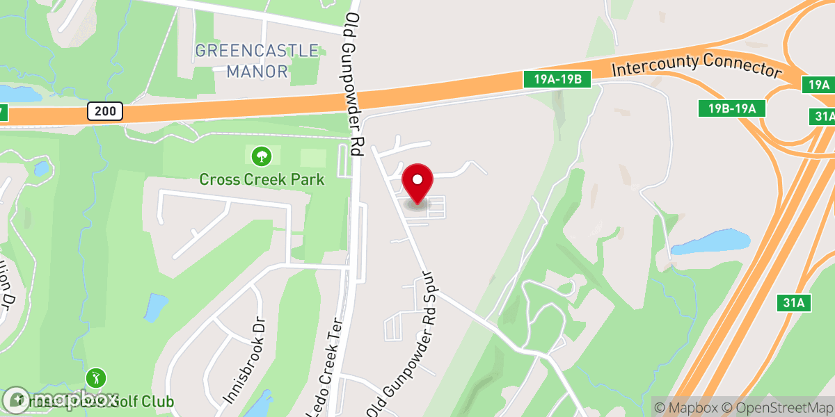 Map showing location of Covenant Apostolic Church of Maryland Inc