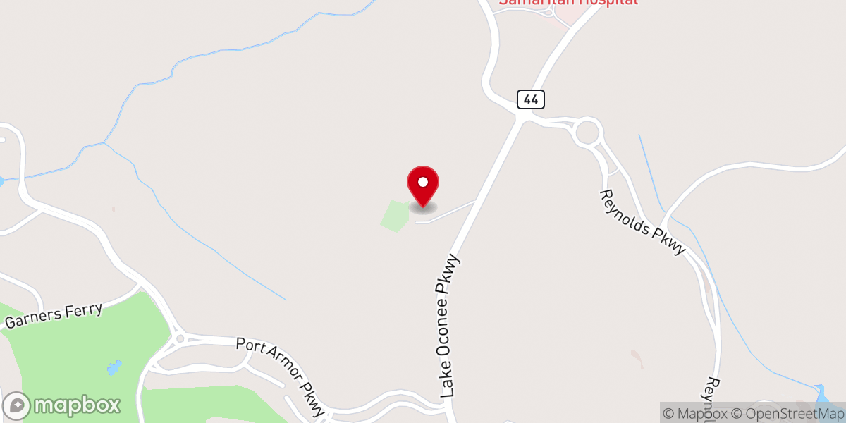 Map showing location of Church Mt Calvary Baptist
