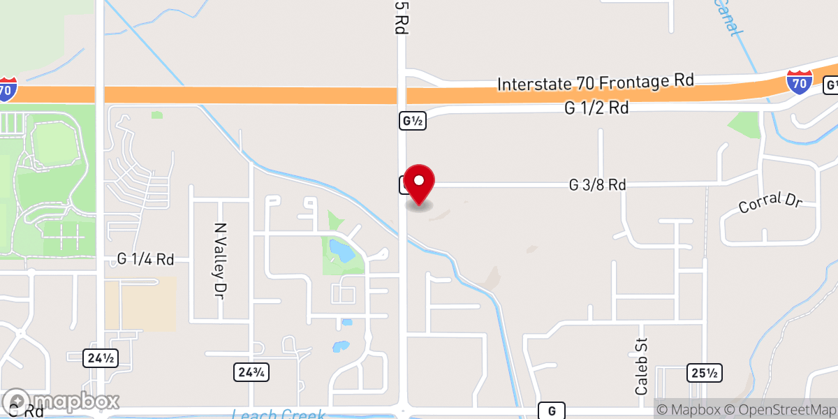 Map showing location of Koinonia Church