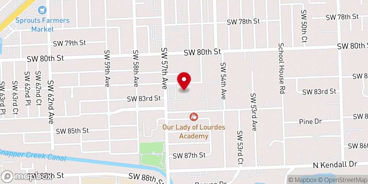 Map showing location of Church of the Epiphany