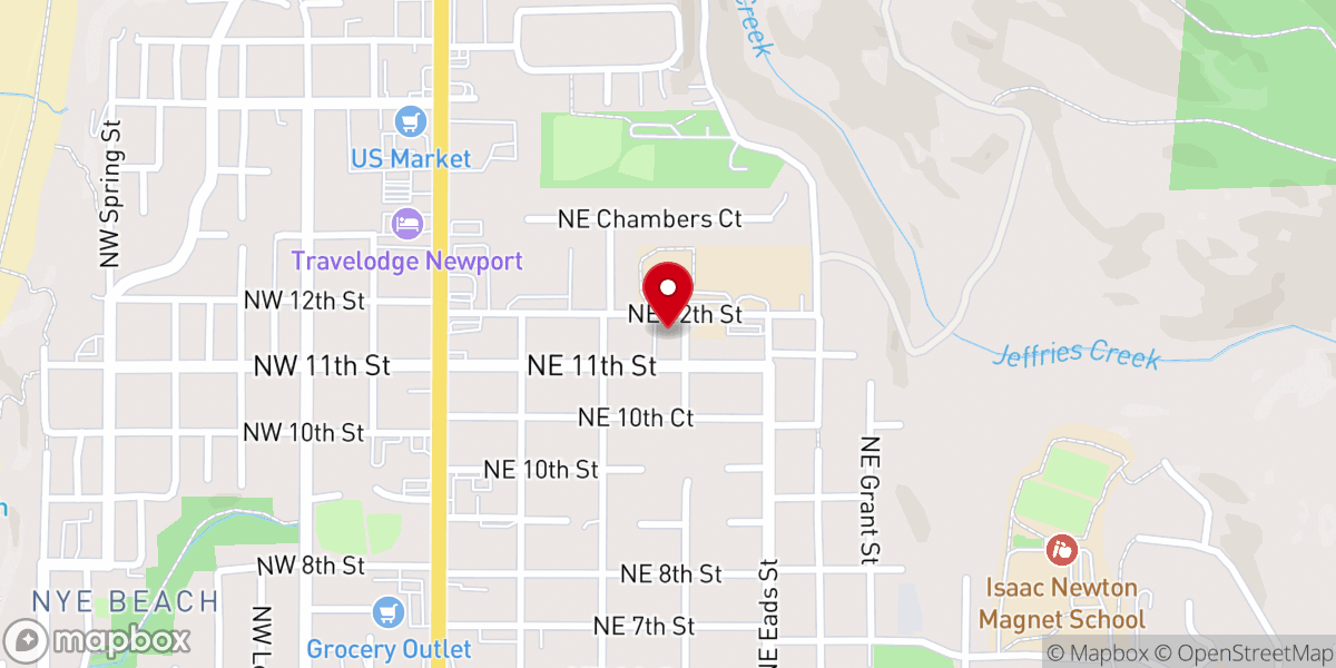 Map showing location of All Nations Lutheran Church