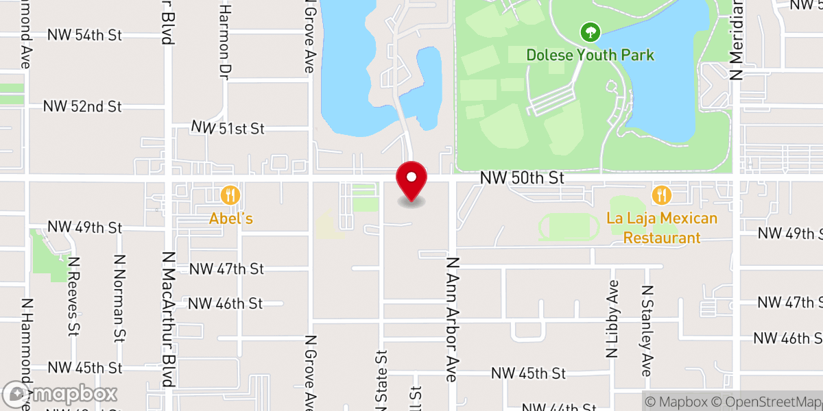 Map showing location of IMPACT Community Church
