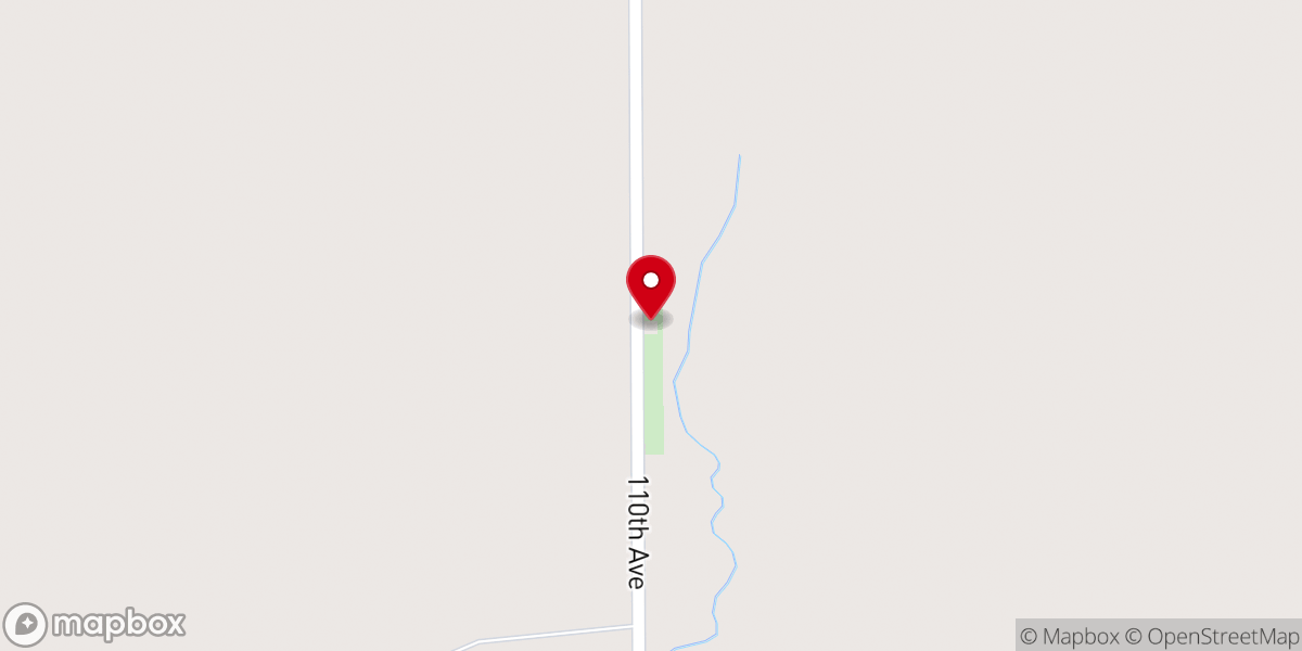 Map showing location of Silver Creek United Methodist Church