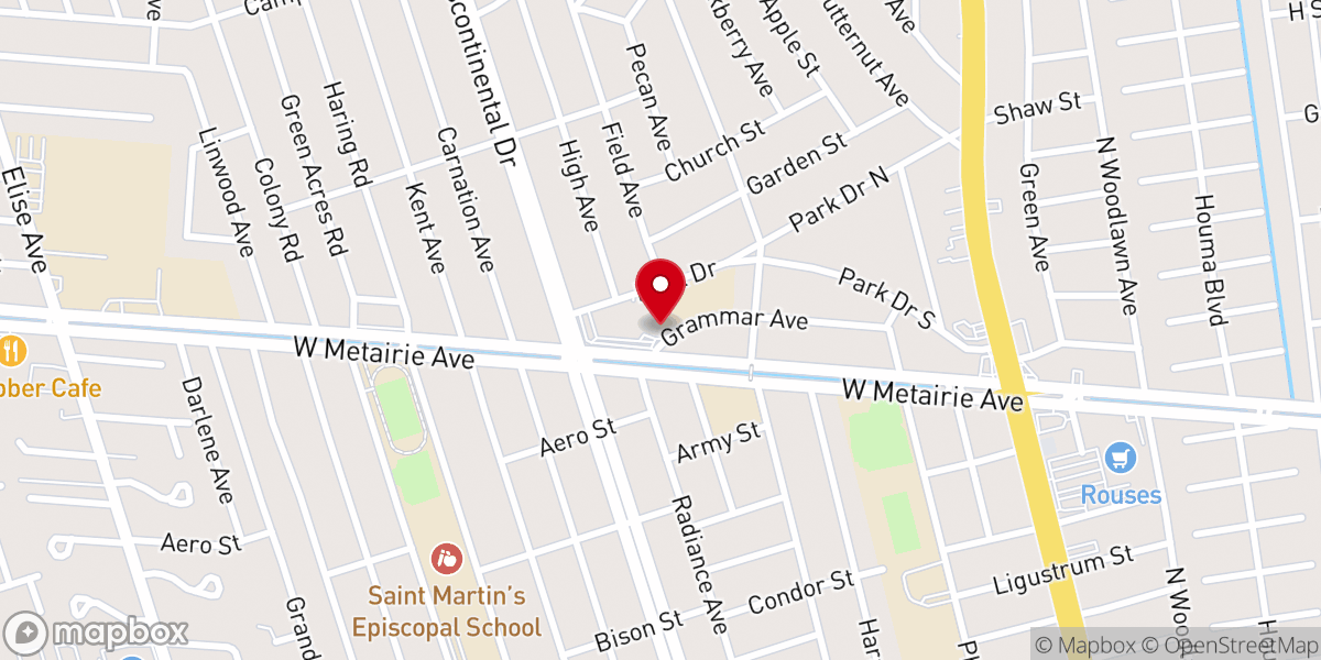 Map showing location of St Edward the Confessor Parish