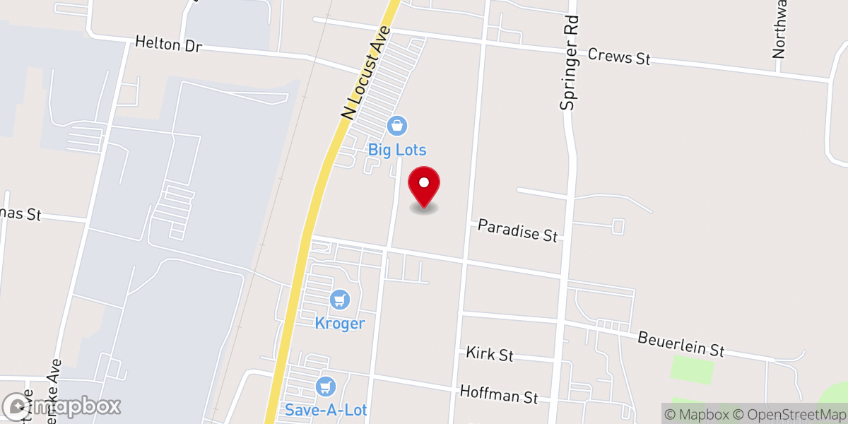 Map showing location of Turkey Track Church