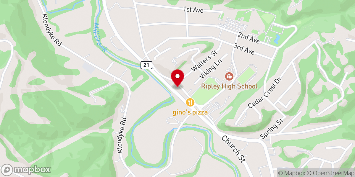Map showing location of Tudor's Biscuit World