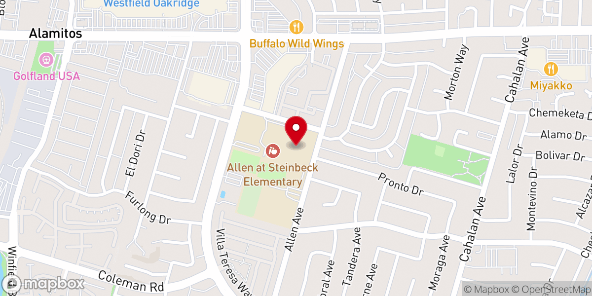 Map showing location of Mercy Hill Church
