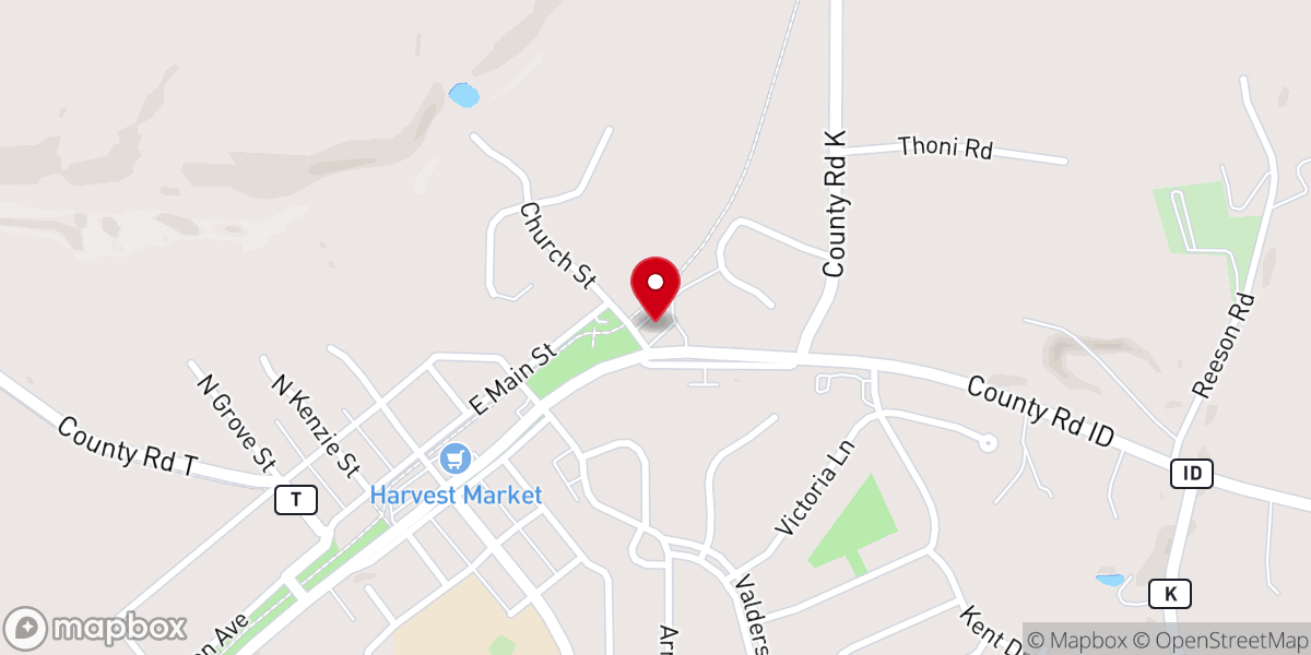 Map showing location of Immaculate Conception Church