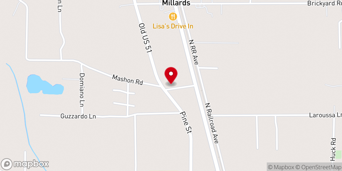 Map showing location of New Life Ministries Fellowship
