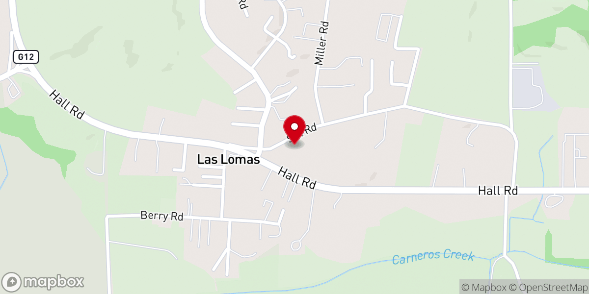 Map showing location of Iglesia Roca Firme