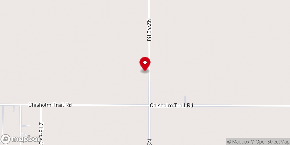 Map showing location of Waurika Lake Seventh-Day Adventist Church