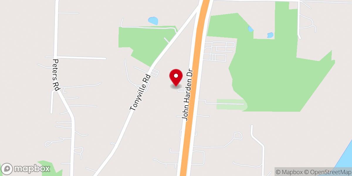Map showing location of North Jacksonville Missionary Baptist Church