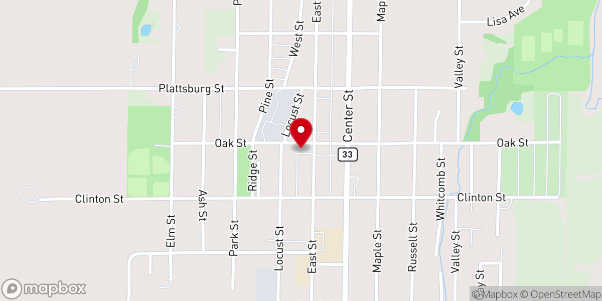 Map showing location of Lathrop City Hall
