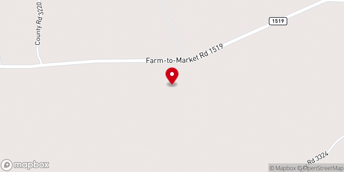 Map showing location of Living Green Baptist Church