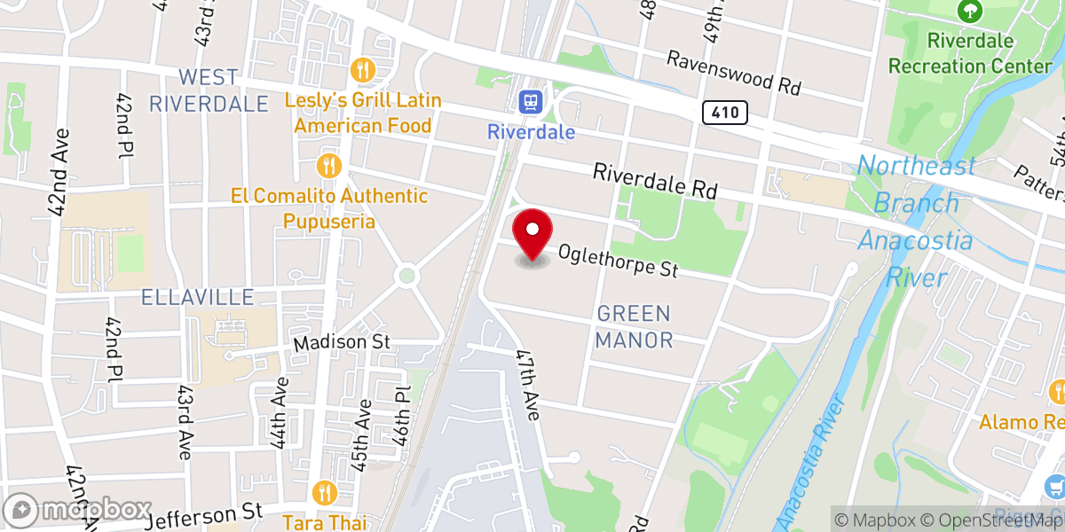 Map showing location of Church of the Open Bible