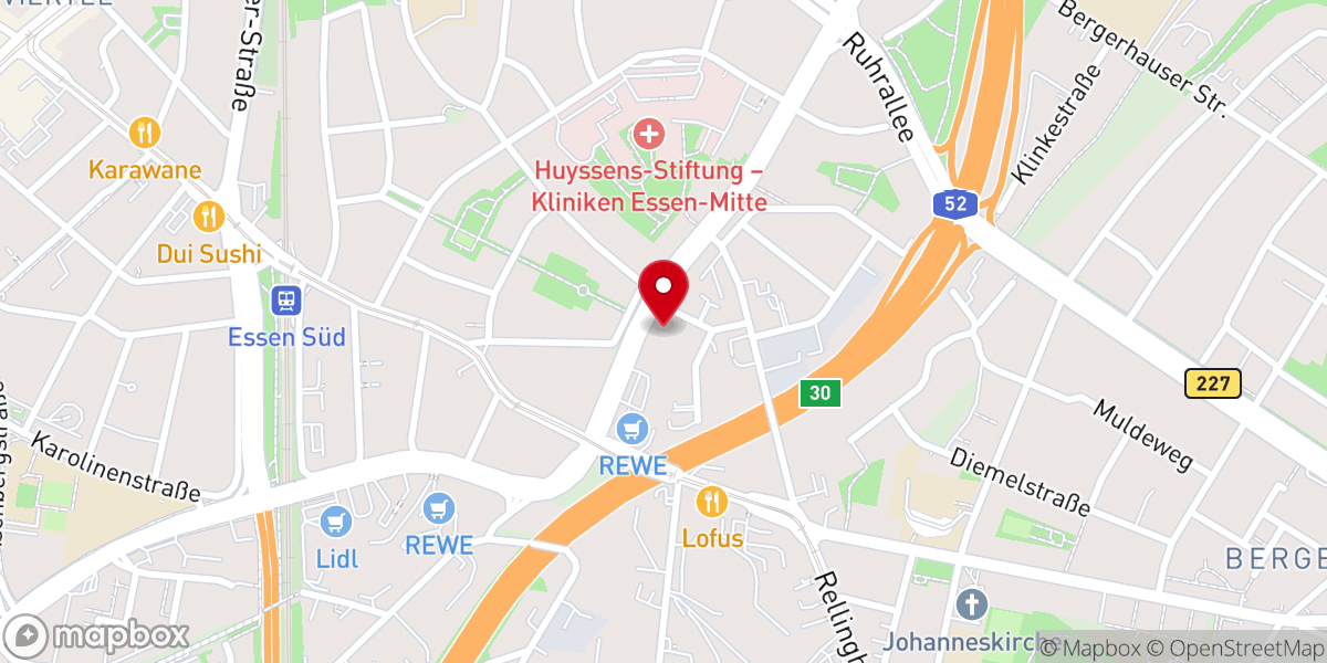 Map showing location of St. Hubertus