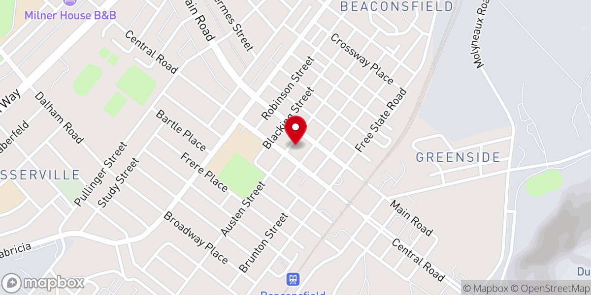 Map showing location of Beaconsfield Methodist Church