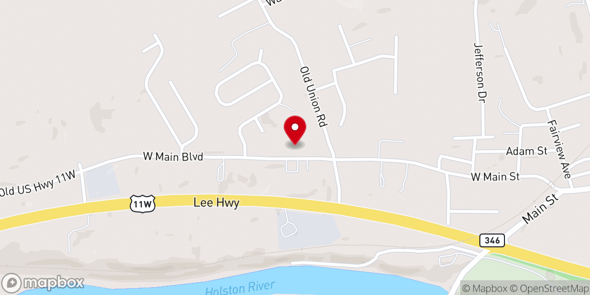 Map showing location of Church Hill Church