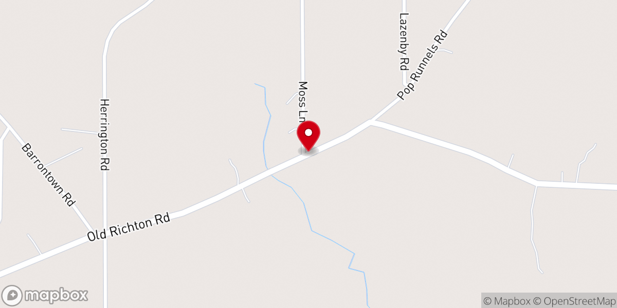 Map showing location of Independent Church