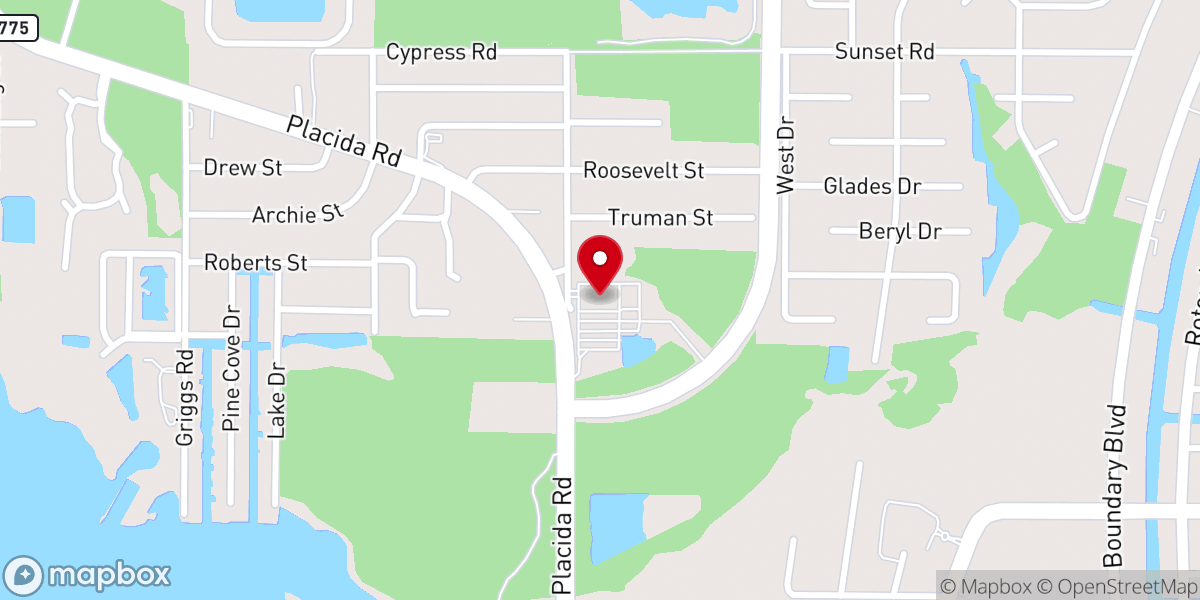 Map showing location of Saint Francis Assisi Church Parish Outreach Food Pantry