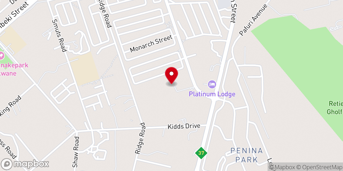 Map showing location of 3C Ministries Polokwane