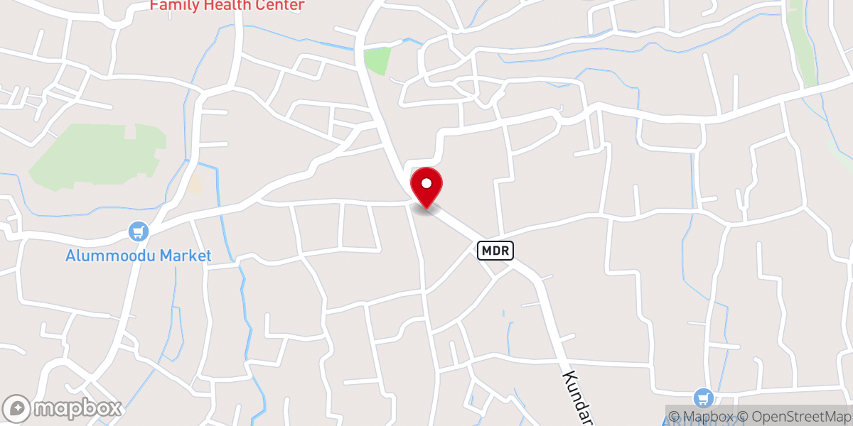 Map showing location of St. Thomas CSI Church Mukhathala