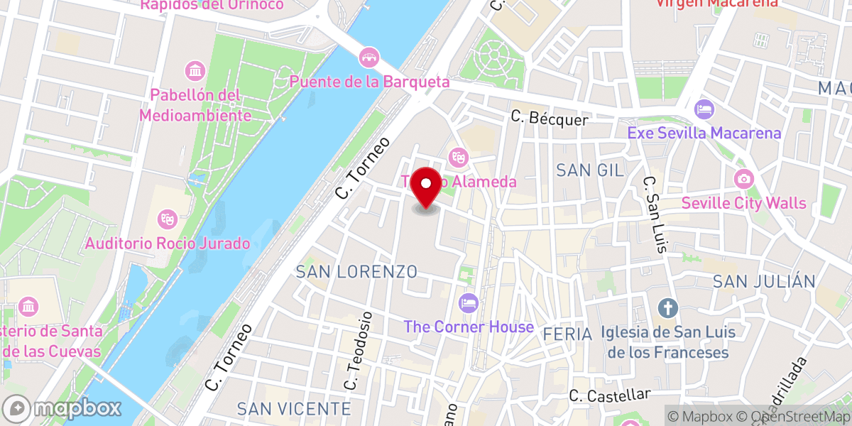 Map showing location of Torre de Don Fadrique