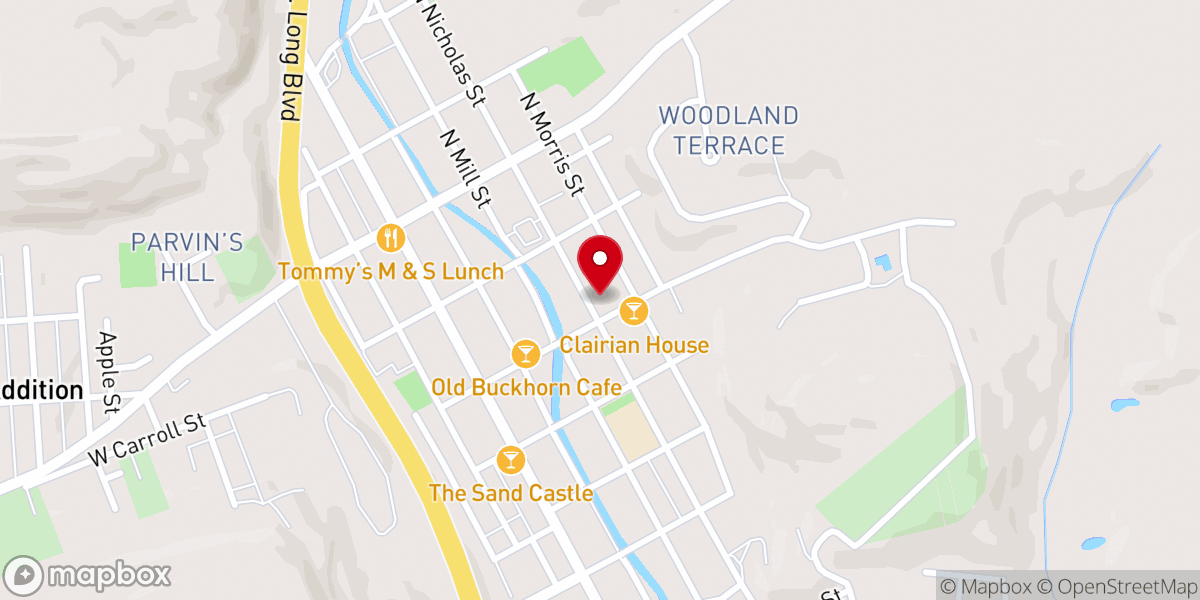 Map showing location of St. Mary's Orthodox Church