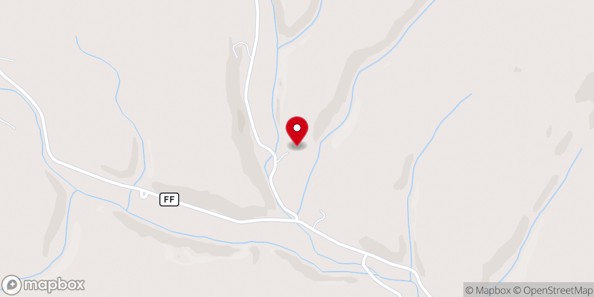 Map showing location of Turkey Creek Church