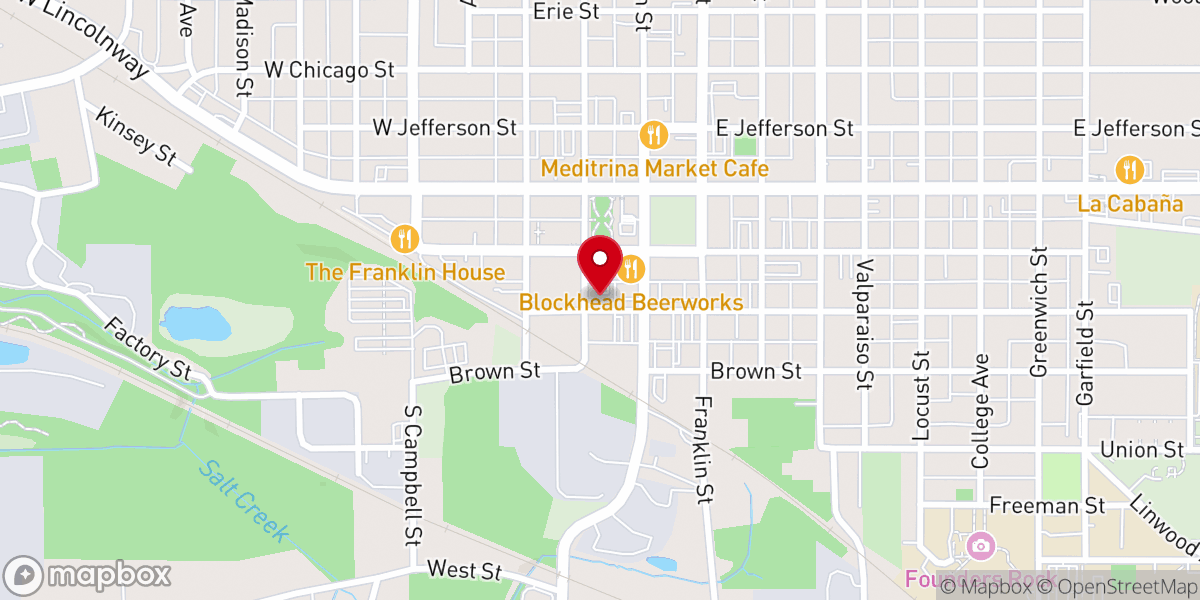 Map showing location of Grace Chapel