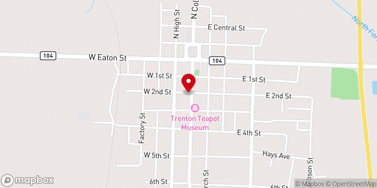 Map showing location of Souls Harbor Pentecostal Church