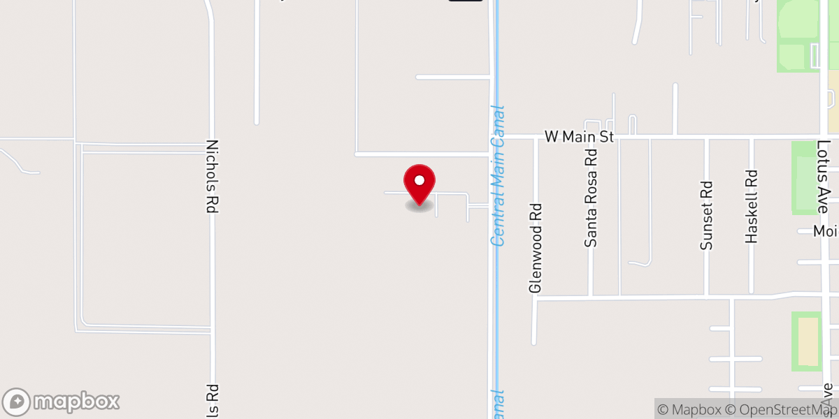 Map showing location of Calvary Chapel Christian School