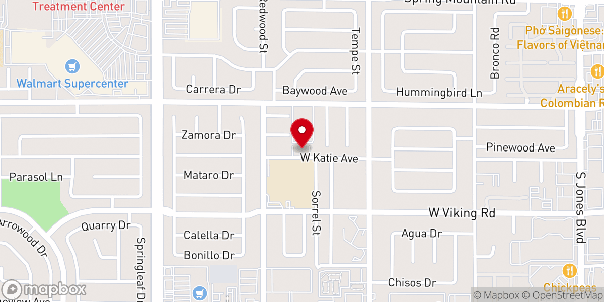 Map showing location of International Church of Las Vegas