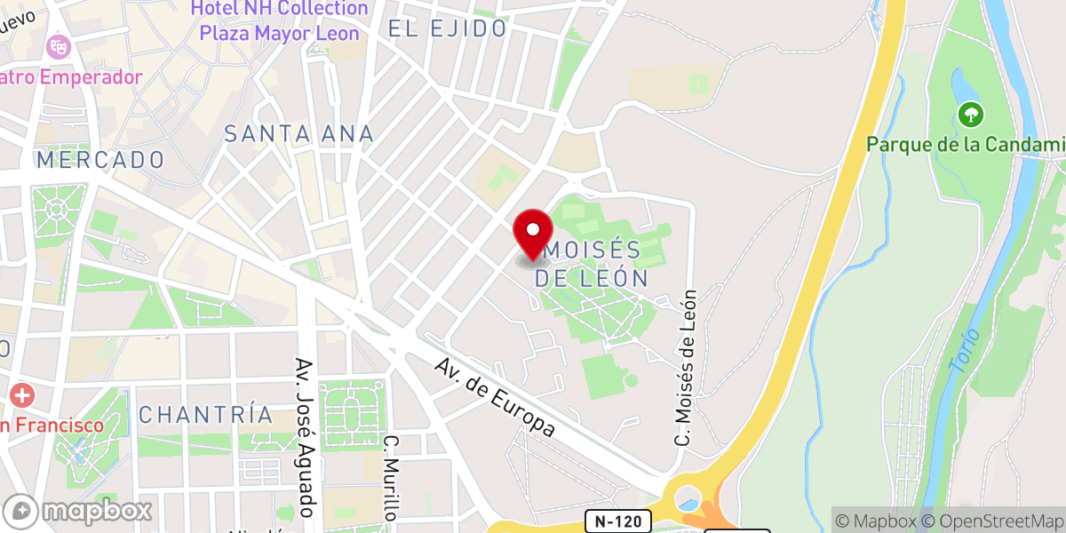 Map showing location of Parroquia de Santo Toribio de Mogrovejo