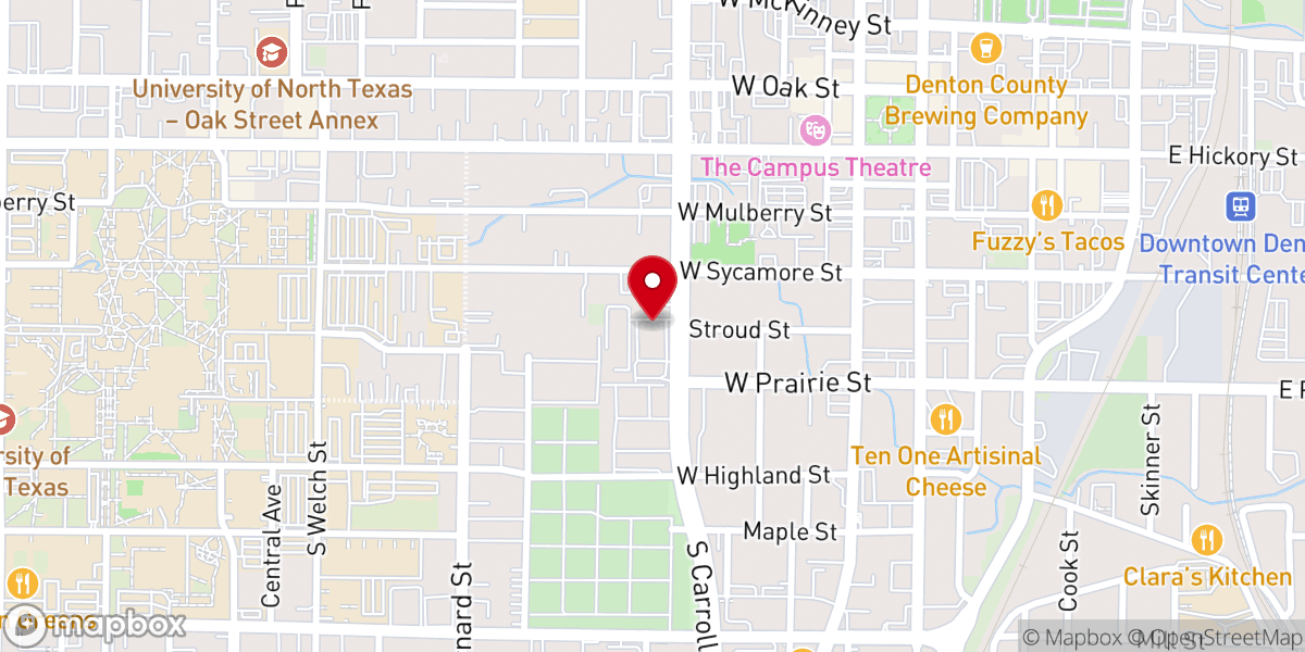 Map showing location of The Potter's House CFM
