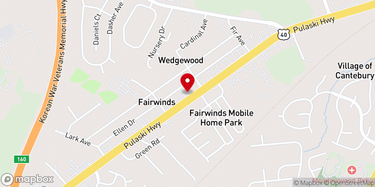 Map showing location of Ultimate Praise Ministries