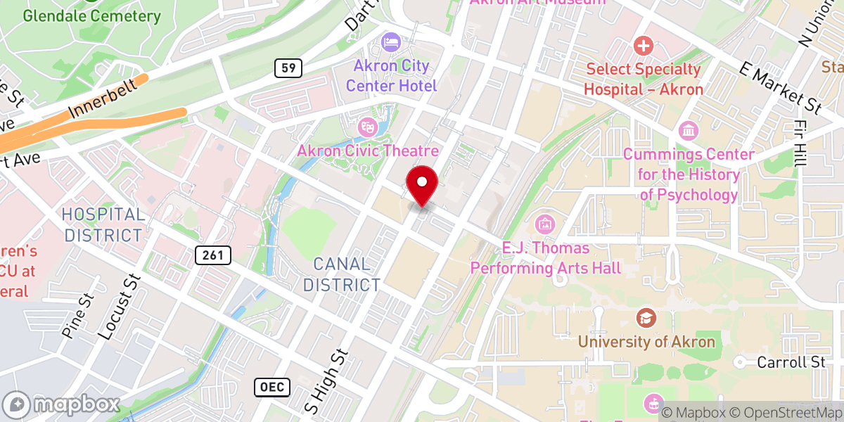Map showing location of Newman Catholic Campus Ministry