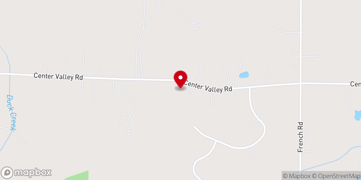 Map showing location of Freedom Moravian Church