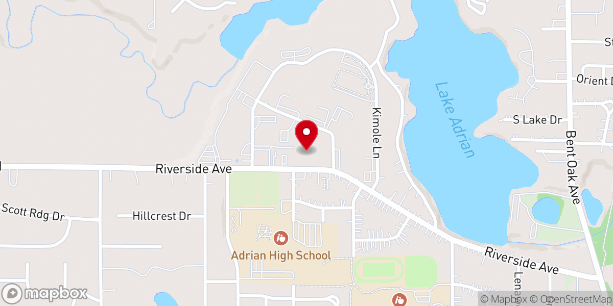 Map showing location of Christ Episcopal Church