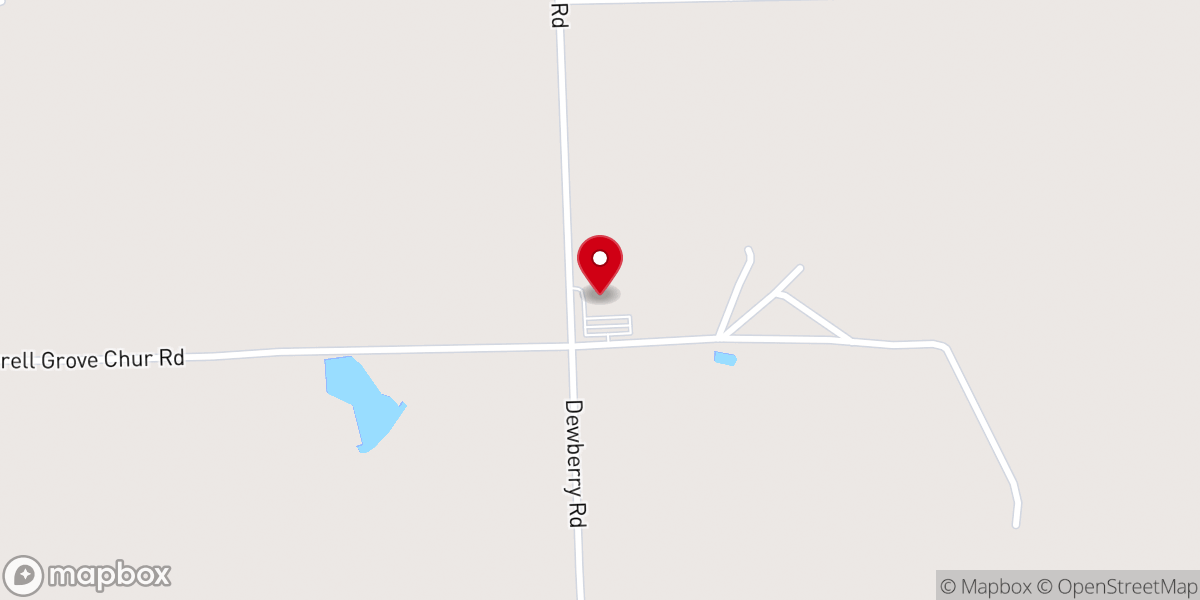 Map showing location of Saving Grace Ministries Church