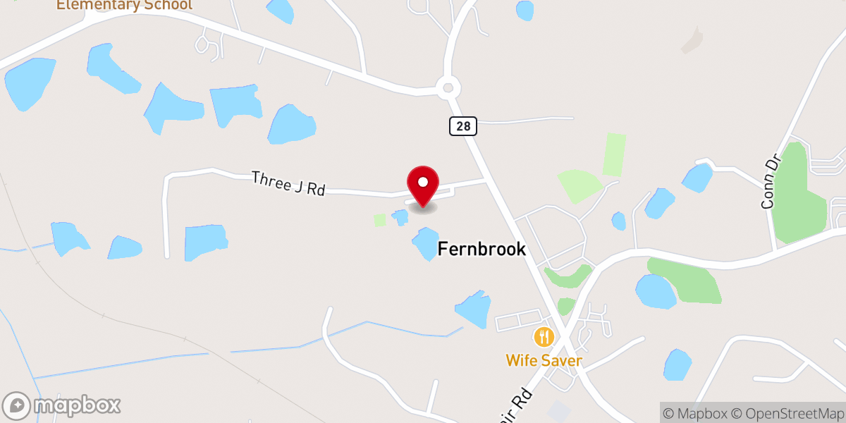 Map showing location of Nature and Adventure Center