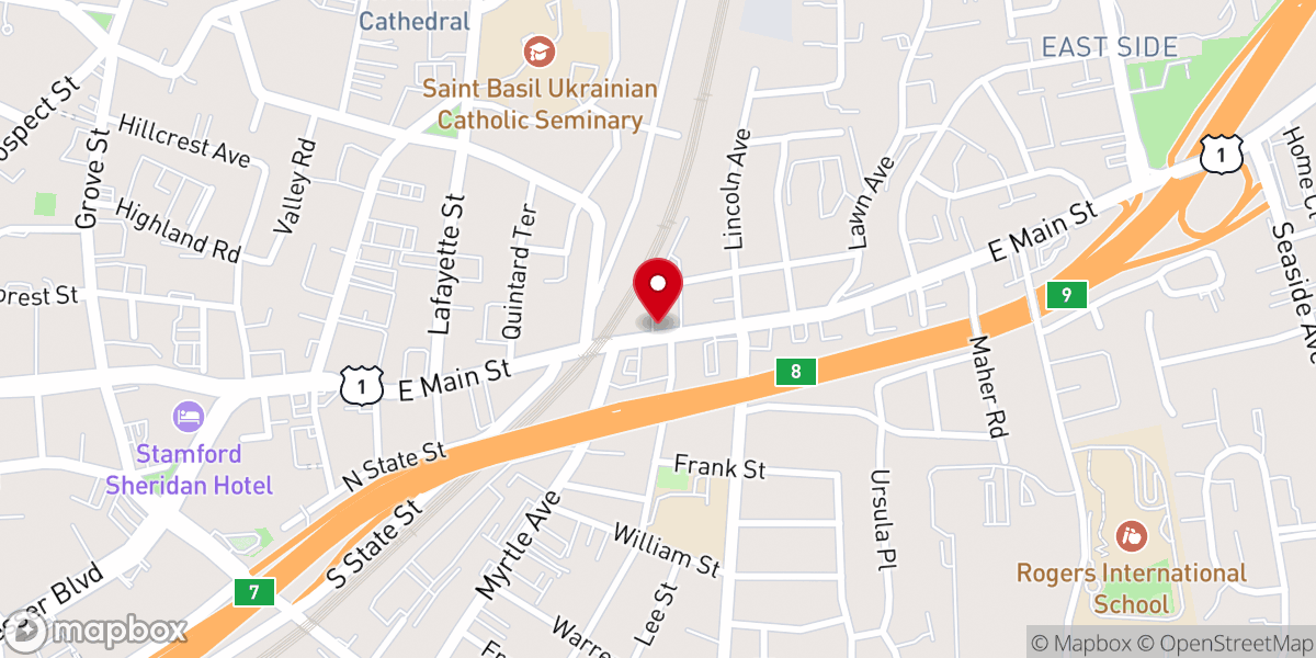Map showing location of Ministerios Bethania CT