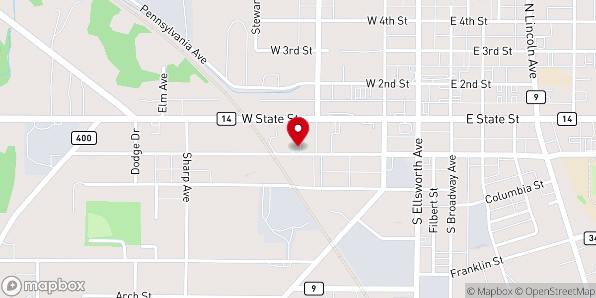 Map showing location of Living Faith Church Inc